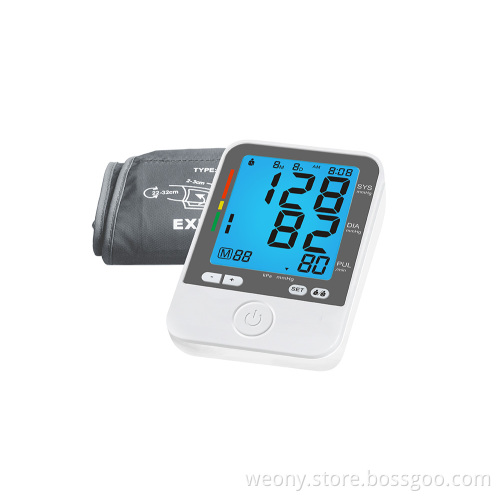 Backlight blood pressure monitor